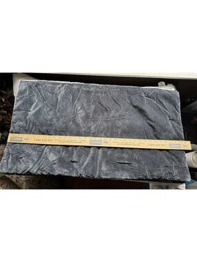 KING Size Sham Set BANANA REPUBLIC Luxury Velvet Truffle Removable Pillowcase